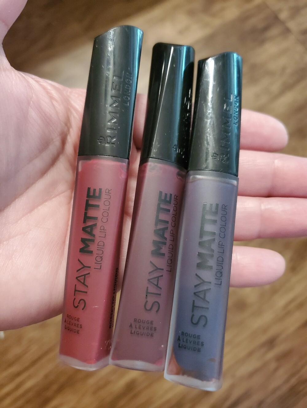 Rimmel London Stay Matte Liquid Lip Colour- Plum Bundle